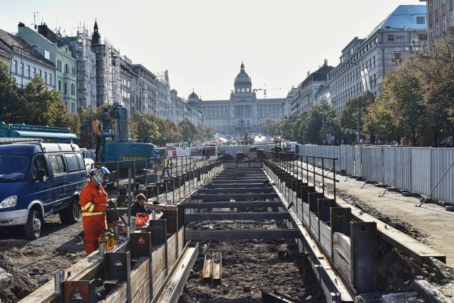 Revitalizace Václavského náměstí | foto: Tomáš Vodňanský,  Český rozhlas