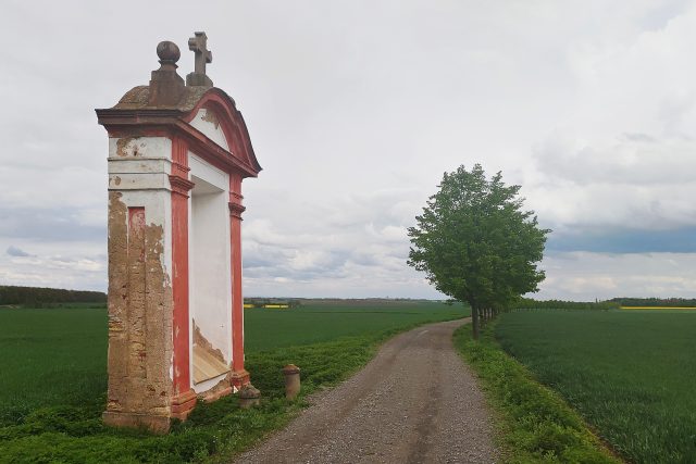 Kaple č. XX je poslední,  stojí na konci lipové aleje v polích | foto: Kateřina Havránková