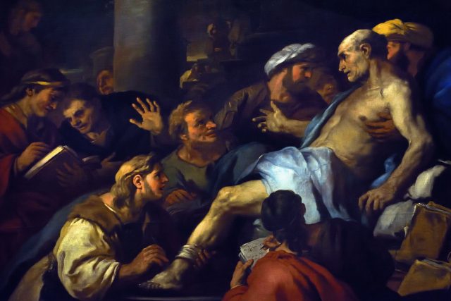 Luca Giordano: Smrt Seneky  (olej na plátně,  kolem roku 1684) | foto: Profimedia