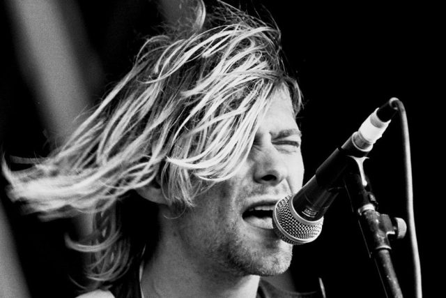 Kurt Cobain na festivalu Reading,  1991 | foto: Profimedia