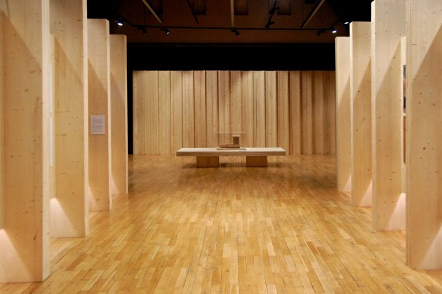 Z expozice výstavy White Arkitekter: A Heart of Wood v Galerii Jaroslava Fragnera | foto: Jakub Potůček,  Český rozhlas