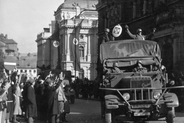 Návrat německé armády z Polska do Liberce,  rok 1939 | foto: ČTK/Sherl