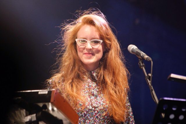 Hannah Peel a Tubular Brass  |  Malmesbury,  Wiltshire,  29th July 2017 | foto: Profimedia