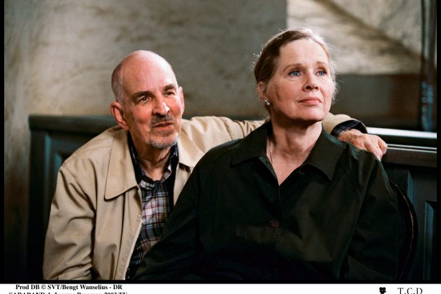 Ingmar Bergman a Liv Ullmannová  (natáčení televizního filmu Sarabanda,  2003)   | foto:  SVT / Bengt Wanselius,  Profimedia