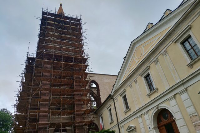 Sázavský klášter chystá opravu věže nad konventem | foto: Kateřina Havránková,  Český rozhlas