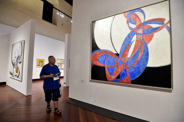 Díla Františka Kupky byla nejdříve vystavena v Paříži | foto: Vít Šimánek,  ČTK