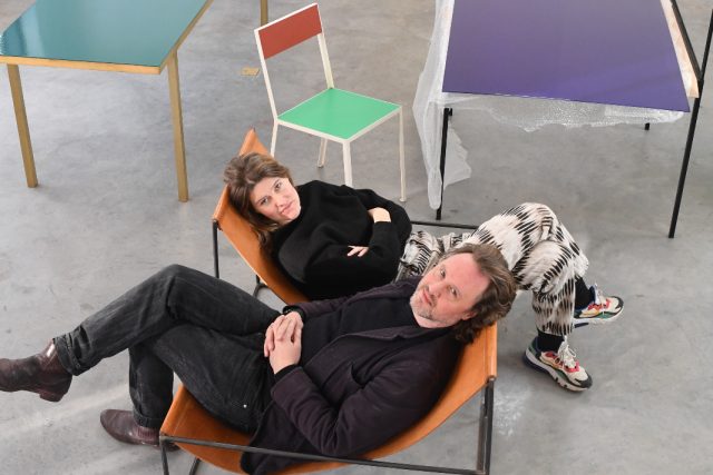 Fiona Muller a Hannes van Severen tvořící pod značkou Muller Van Severen | foto: Alexandre Traisnel,  Design Museum Gent
