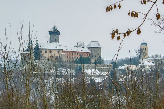 Hrad Sovinec stojí za návštěvu i v zimě | foto: Aleš Spurný,  Český rozhlas