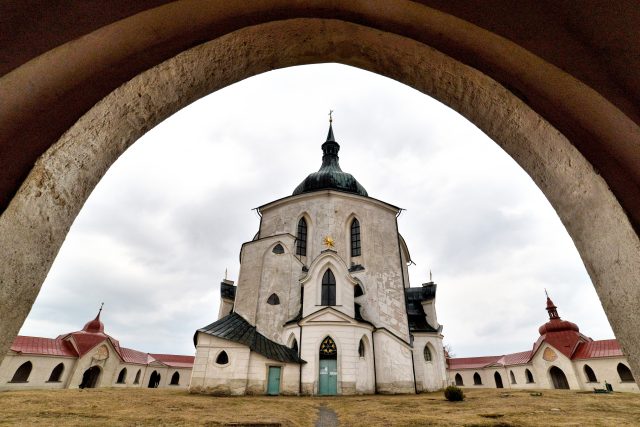 Poutní kostel svatého Jana Nepomuckého na Zelené hoře | foto: Petr Švancara,  ČTK