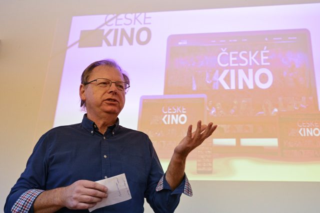 Producent a režisér Miloslav Šmídmajer představuje portál České kino | foto: Michal Kamaryt,  Profimedia / ČTK