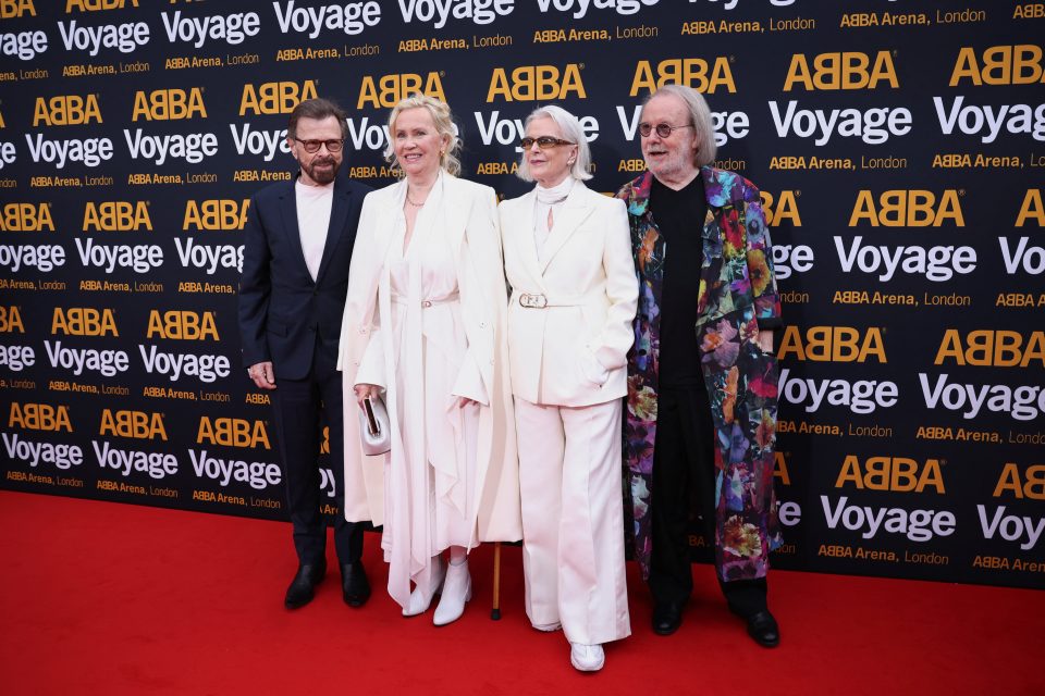 Členové skupiny ABBA v roce 2022  (zleva): Björn Ulvaeus,  Agnetha Fältskogová,  Anni-Frid Lyngstadová a Benny Andersson | foto: Henry Nicholls,  Reuters