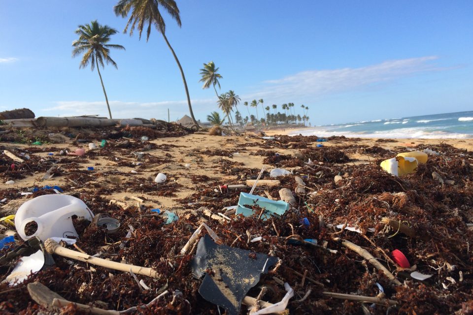 Pláže v Santo Domingu zaplavily stovky tun odpadků,  hlavně plastů.  (Ilustrační snímek) | foto: Dustan Woodhouse,  Fotobanka Unsplash