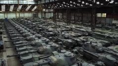 Uskladněné německé tanky Leopard 1