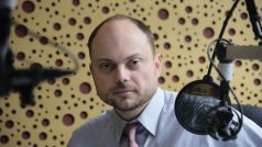 Ruský opoziční politik a novinář Vladimir Kara-Murza