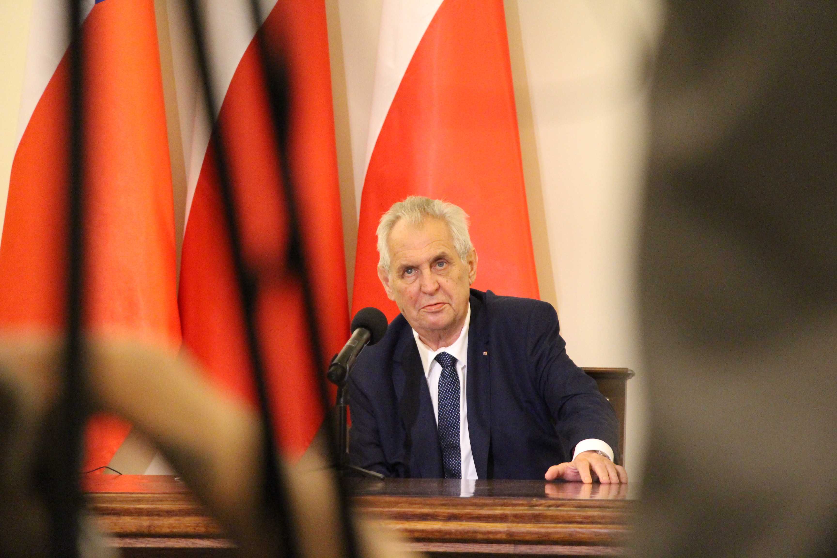 Prezident Miloš Zeman na návštěvě Polska